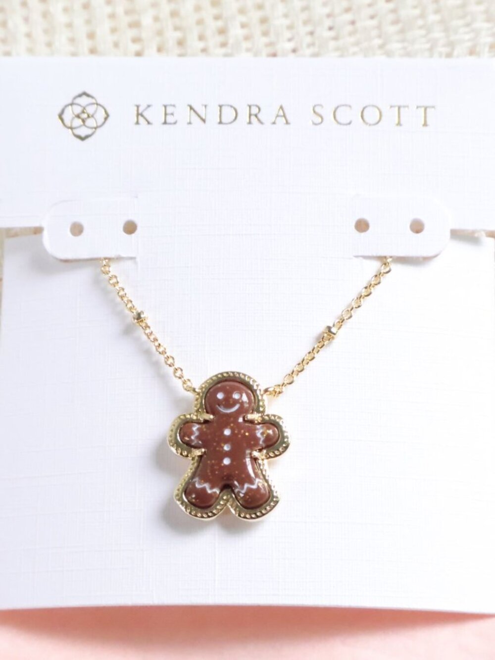 Kendra Scott Gingerbread Short Necklace Gold